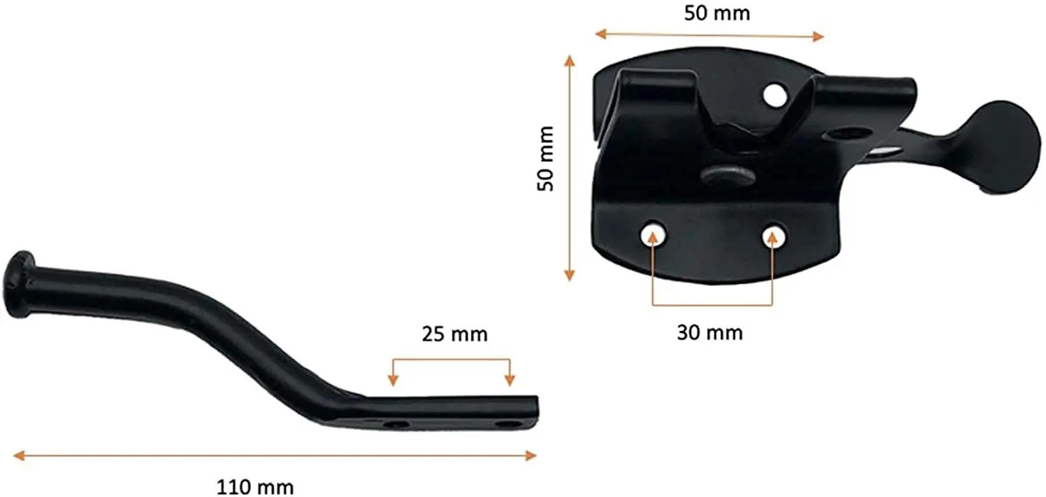 Ironmongery Auto Gate Lock GATE LATCH Stable and Garden Gate Hardware Fittings Auto Door Lock English Traditional