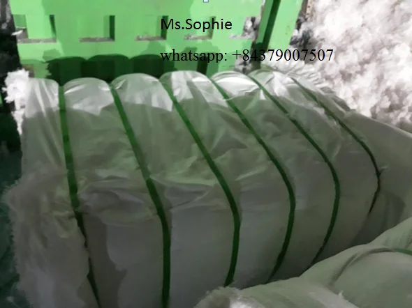  Вьетнамское переработанное Полиэфирное штапельное волокно для полиэфирной подушки заводская цена-Whatsapp: + 84379007507