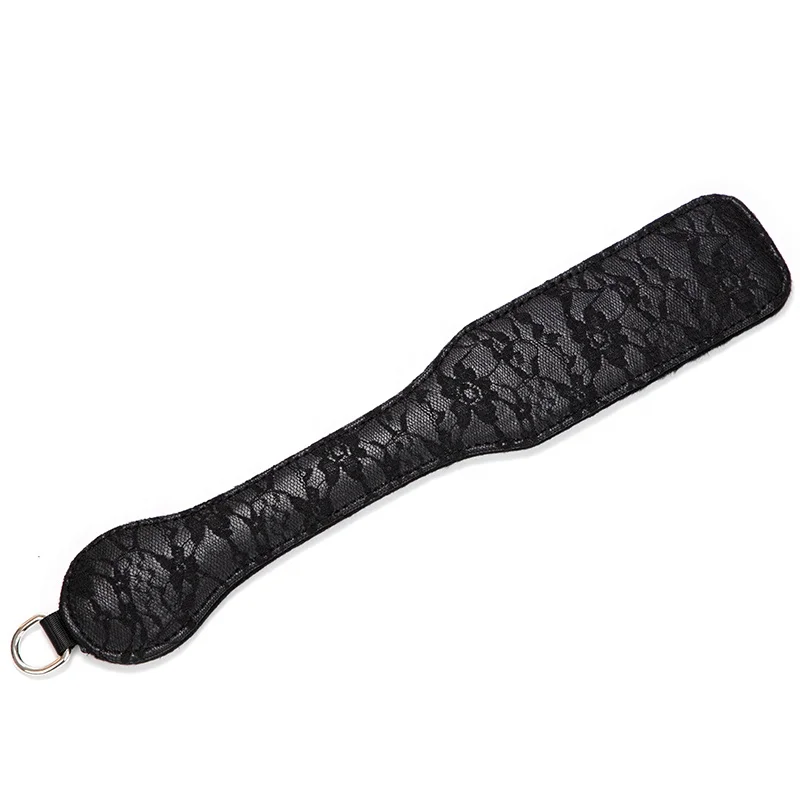 Bdsm Sex Game Letter OXOX Flogger Spanking Paddles Wholesale Black Leather Paddle for Women