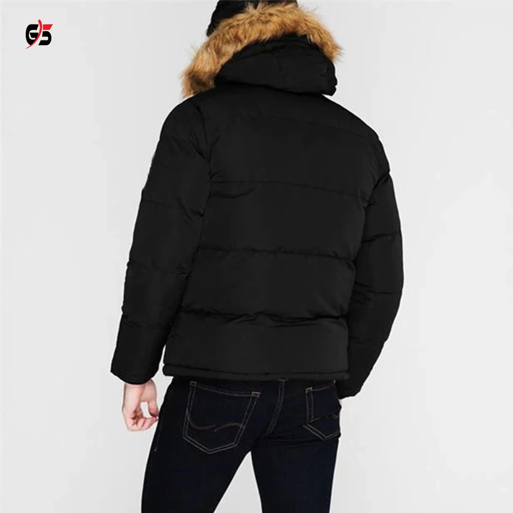 Мужская Меховая куртка с капюшоном и застежкой-молнией логотипом на заказ от производителя ветровка зимняя модная одежда высокое качество теплая полиэфирная отделка