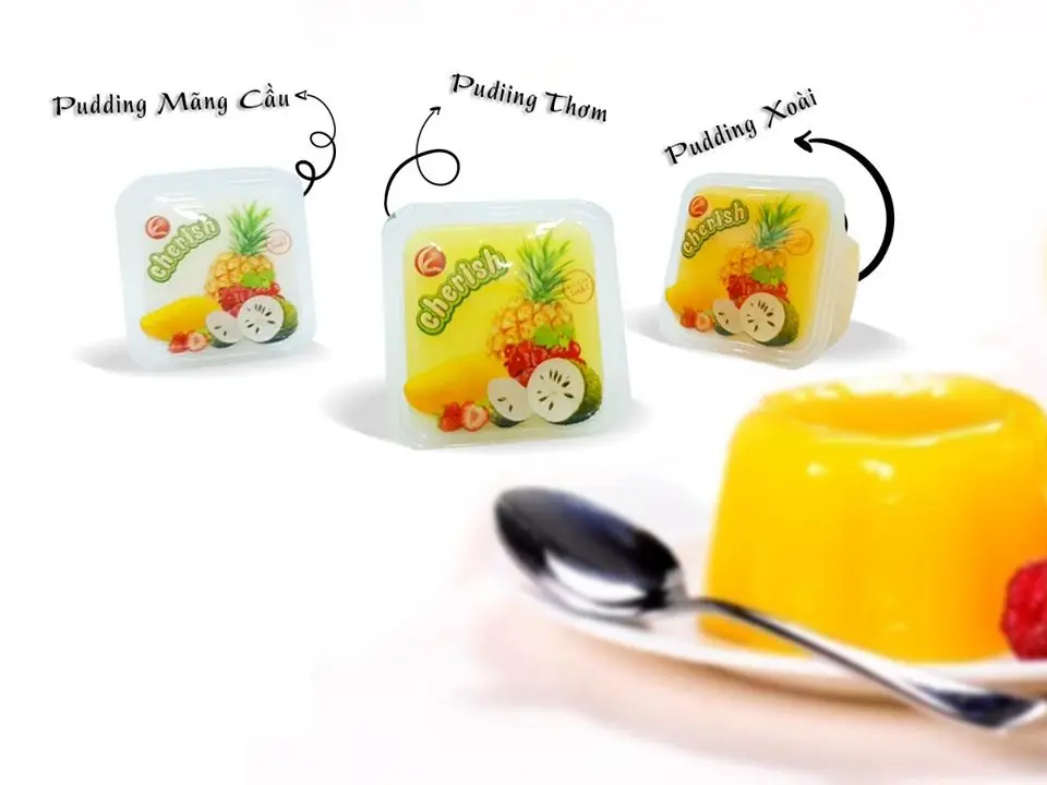 Вьетнам оптовая продажа настоящий фруктовый Желейный пудинг 405 г