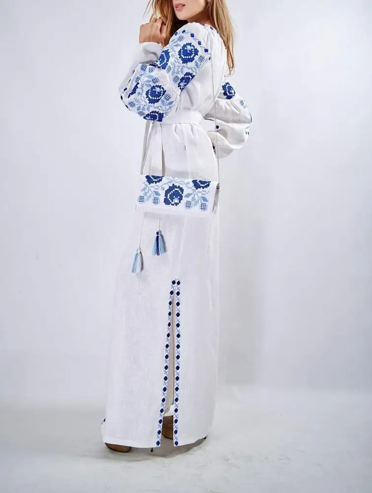 Ukrainian Style Embroidery Balloon Sleeve Off Shoulder Blouse splendid Quality for Any Occasion