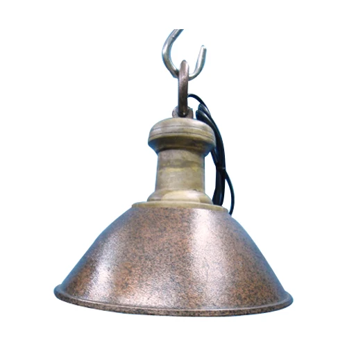 Aluminium Decorative Brass Antique Pendent lamp Industrial For Apartment and Hotels Logo print Customization available