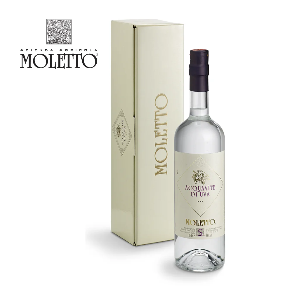 Acquavite di Uva Typical Italian distilled Italian Spirit from Venice area