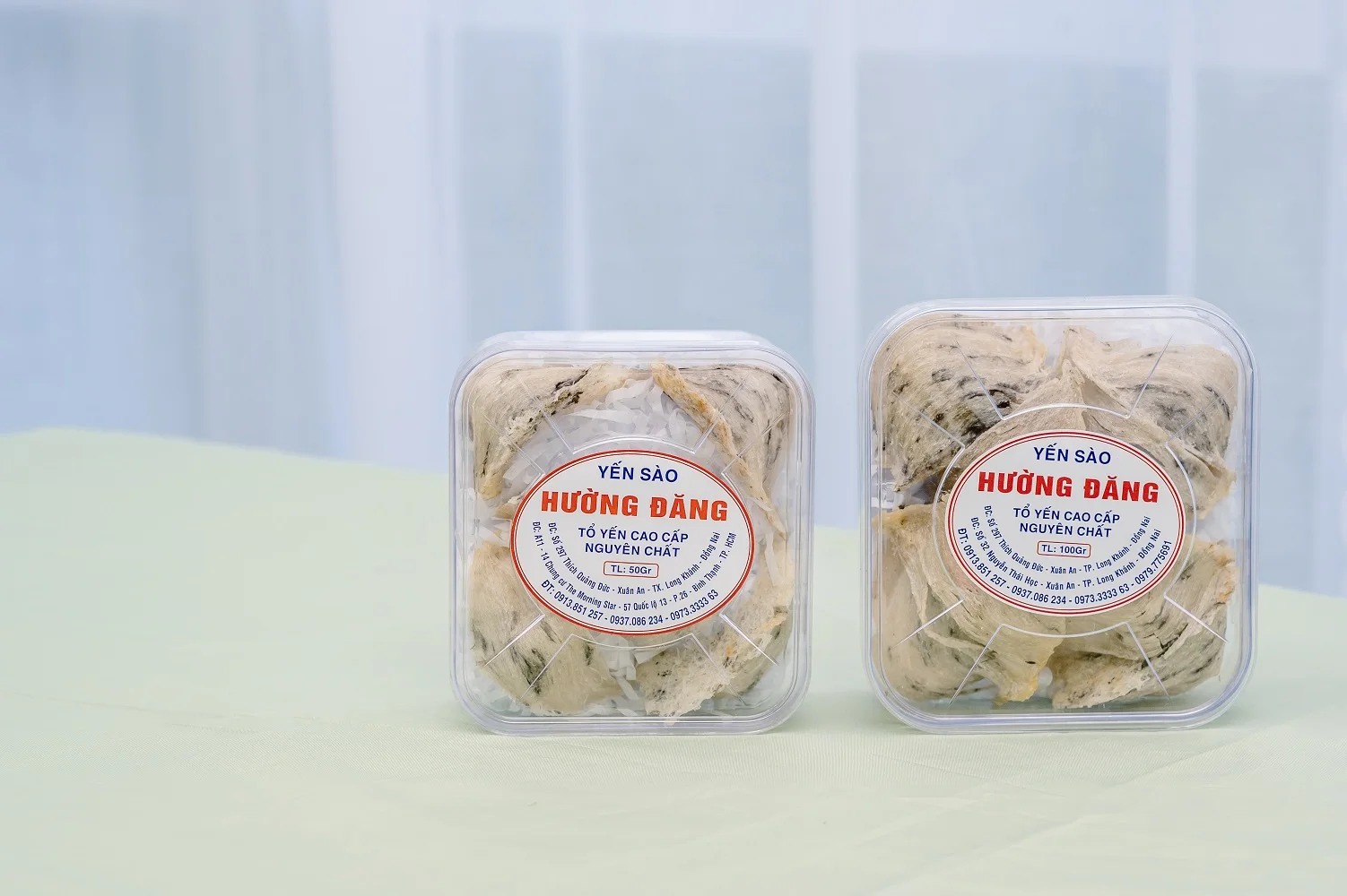 Высококачественные безвкусные Сырые Натуральные салангановые гнезда поставляются в пластиковой коробке по 50 г