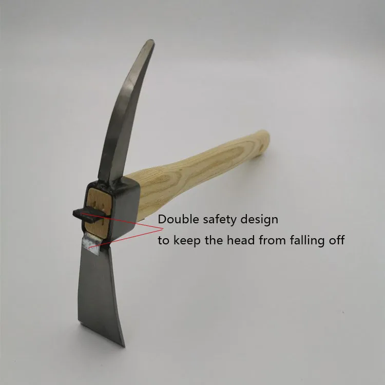 low price high quality forged two way single hand farming pick hoe