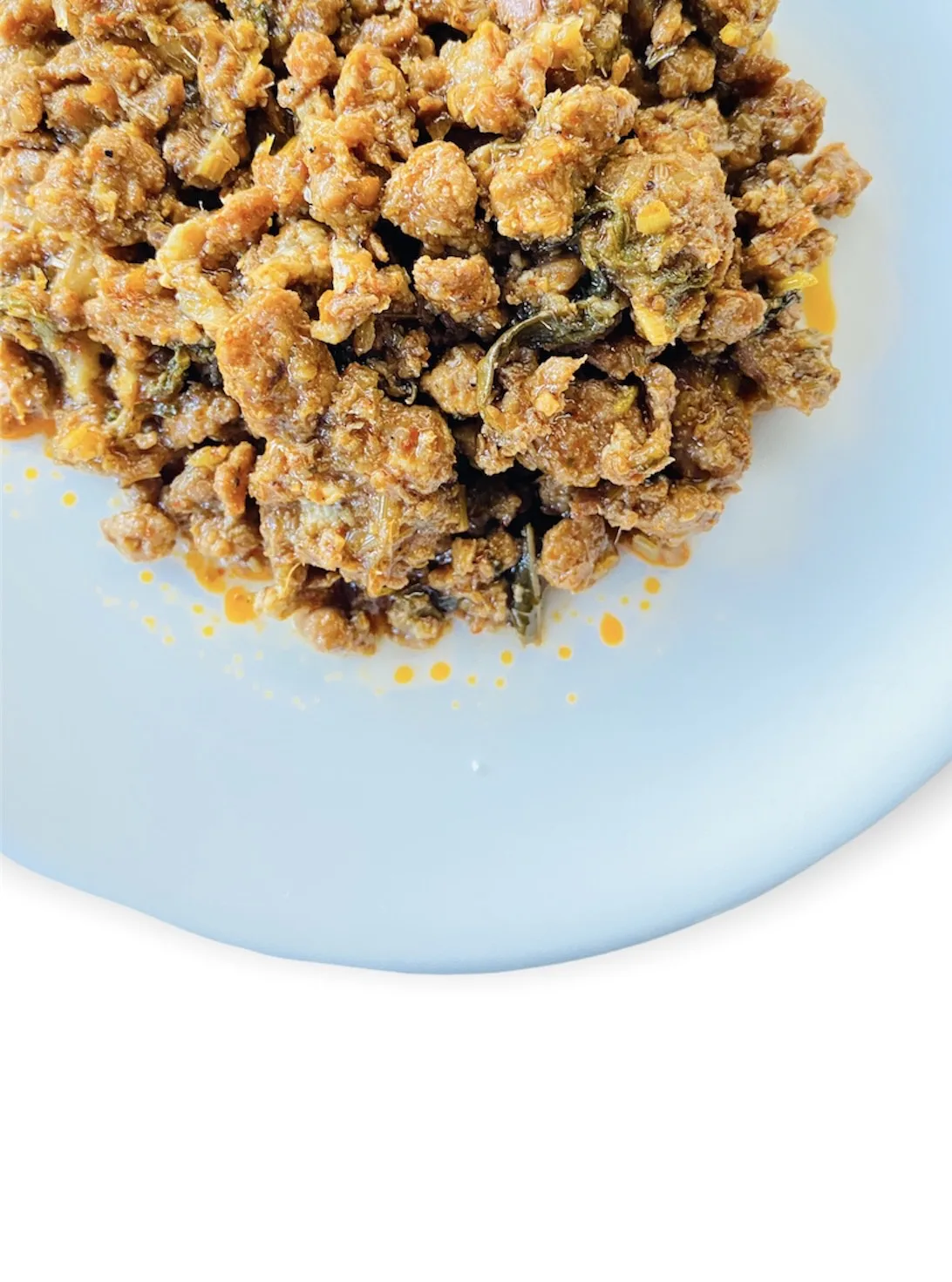 Thai Style Food  Larb  Moo Food Made From Pork