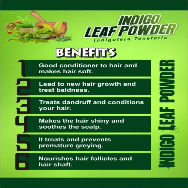 Indian Bulk Exporter of Natural Indigo Leaf Powder