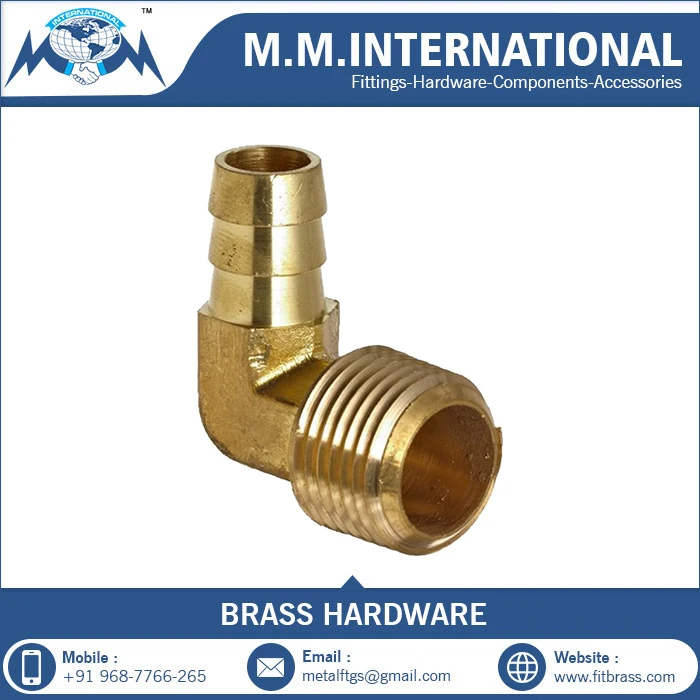 OEM Brass Elbow Male Female Brass Compression Fitting Elbow 90 Degree Pipe Fitting Tube Fitting