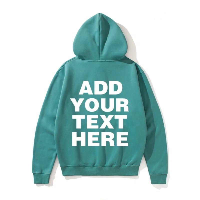 Wholesale 100% Cotton Sweatshirt Custom Printed  Mens Fashion Oversized Pullover Hoodies