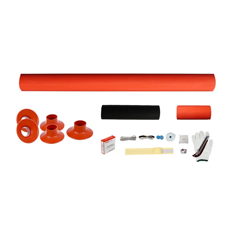 Высоковольтный наружный термоусадочный комплект для завершения кабеля с тремя жилами 35 кВ