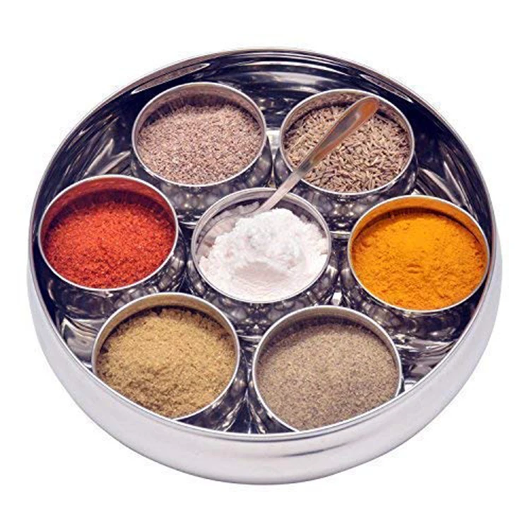 2022 New Products Spices Packing Box Stainless Steel Spice Box Organiser For Kitchen On Sale At Wholesale Price