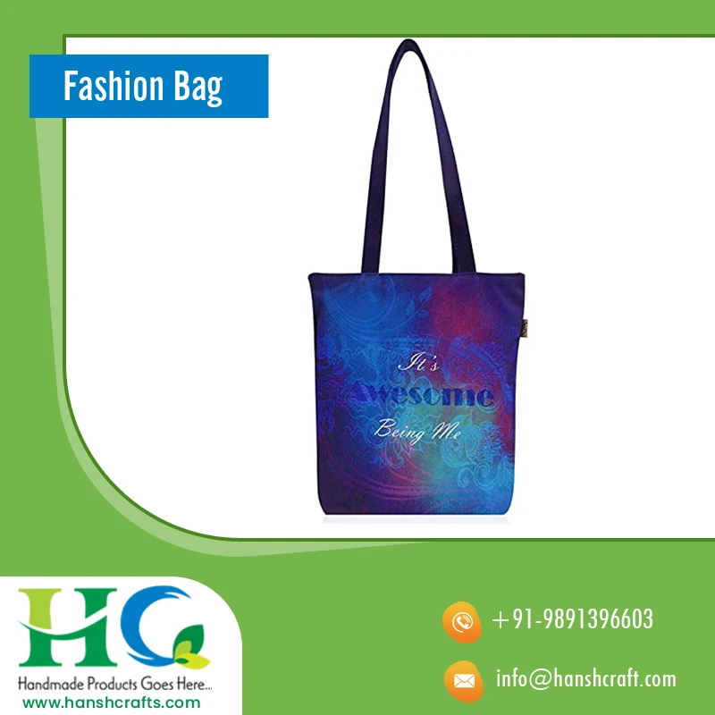 Large Canvas Handbags for Women | Zipper Tote Bag for Grocery, Shopping, Travel, Beach | Shoulder Bags for Women