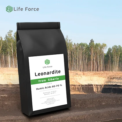 Гуминовая кислота черный порошок для сельского хозяйства леонордита жизненная сила SL 102 класс D (Сибирский леонордита)