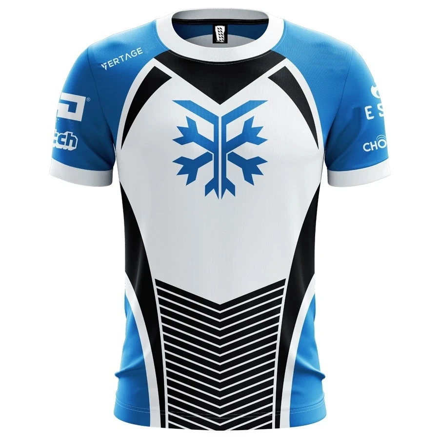 Full Sublimation Professional Esports Gaming Jersey Sports T Shirt Custom Made