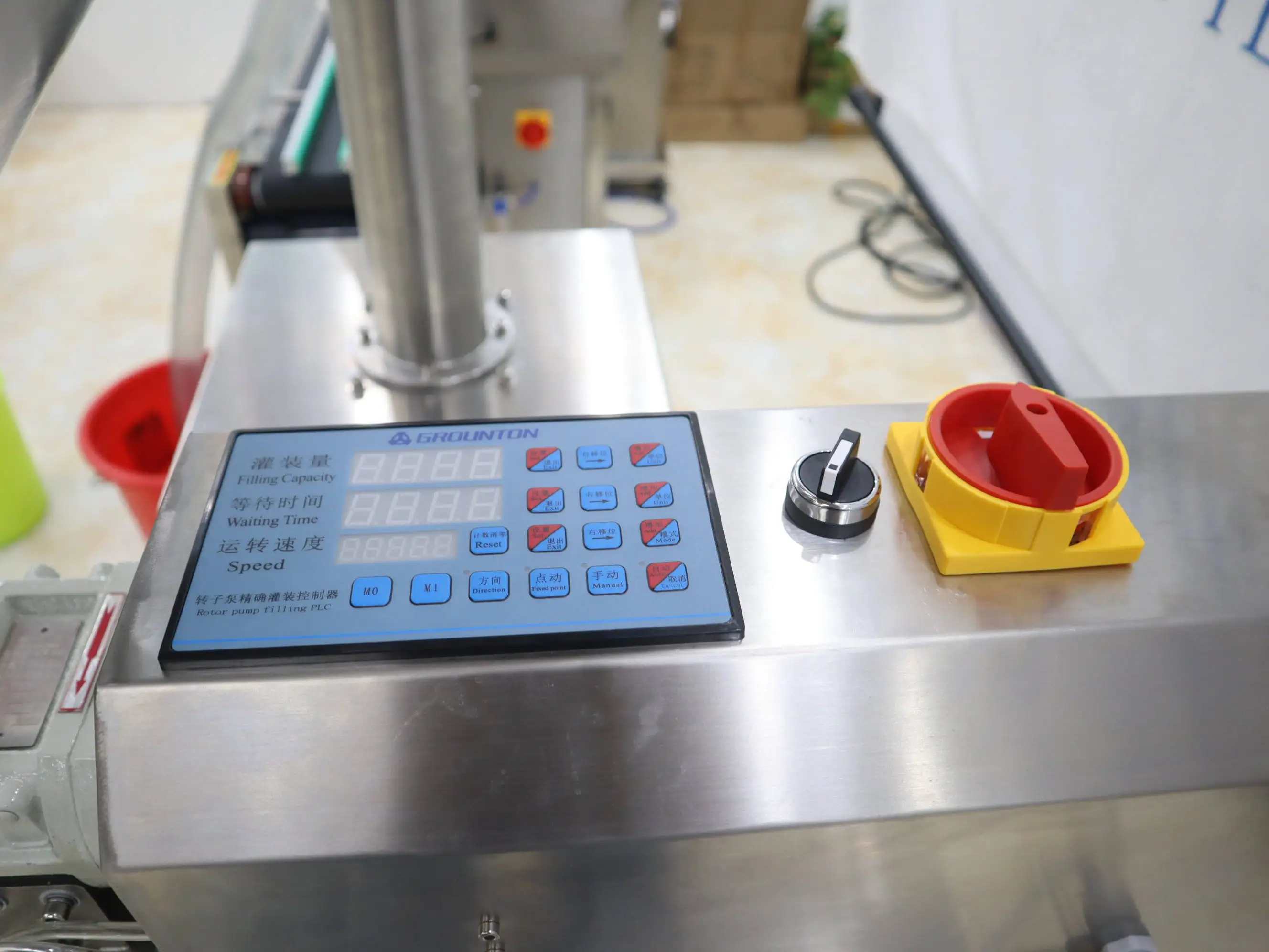 YETO-200ml 500ml 1kg 5kg  Food Grade Bottle Bucket Filling Machine With Feeding Pump Mayonnaise Chocolate Cosmetic Cream Filler