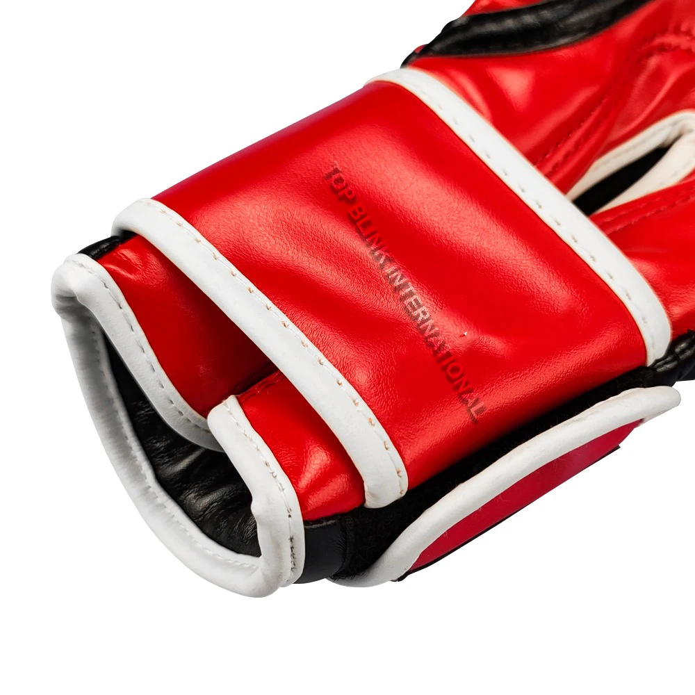 Top Quality White Color Plain Men Boxing Gloves Comfortable Men Leather Boxing Gloves