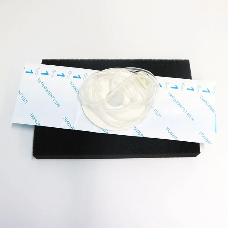 BLUENJOY Transparent Film Dressing +Foam+Capula with Plastic tube Disposable NPWT Dressing Kits for Wound Care