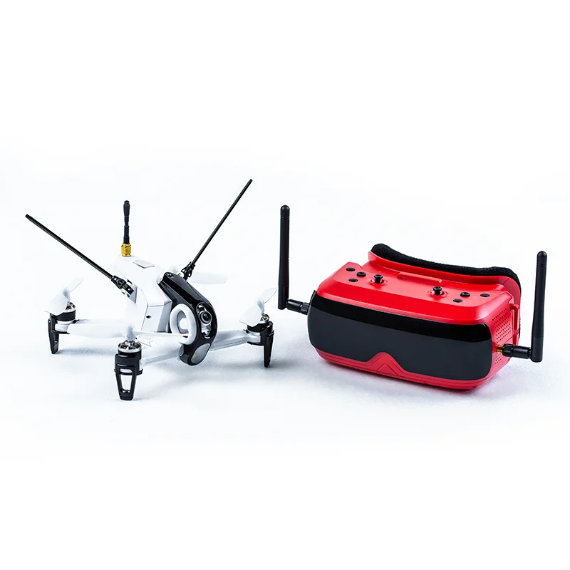 
FPV goggles for RC mini drone 3D VR glasses LCD DVR built in replaceable 5V 2000mAh battery 