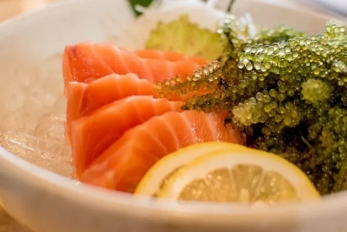  Дегидратированный морской виноград румпай раут в рассоле/зеленом морском винограде макроводоросли Доставка течение двух рабочих дней (мс Деми + 84 961733400)