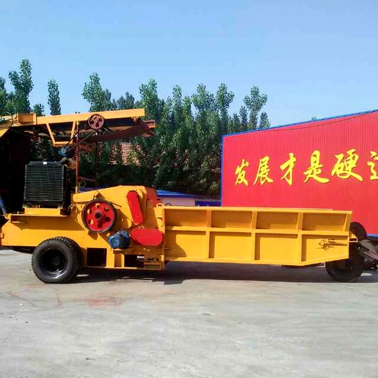 High capacity new design mobile wood chipper machine