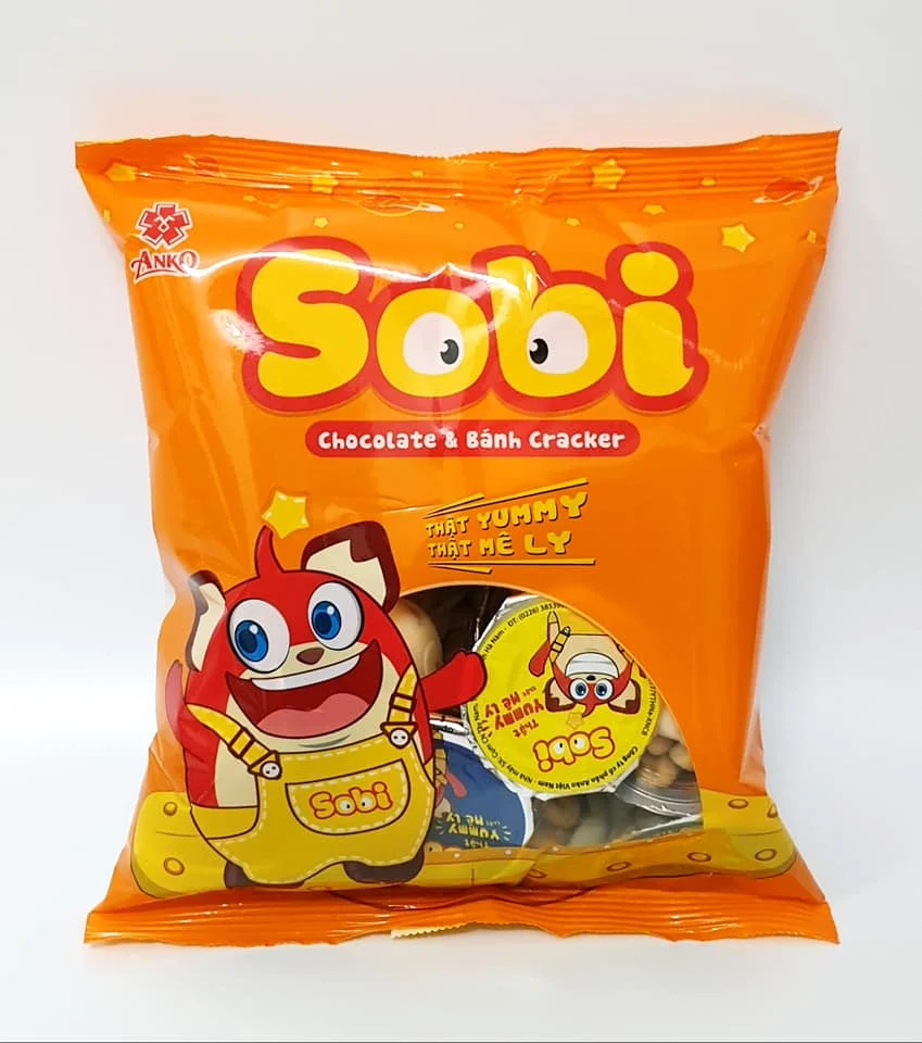 Vietnam Leading Manufacturer Chocolate Cup with Biscuit Ball 320 gr bag best snack for kids