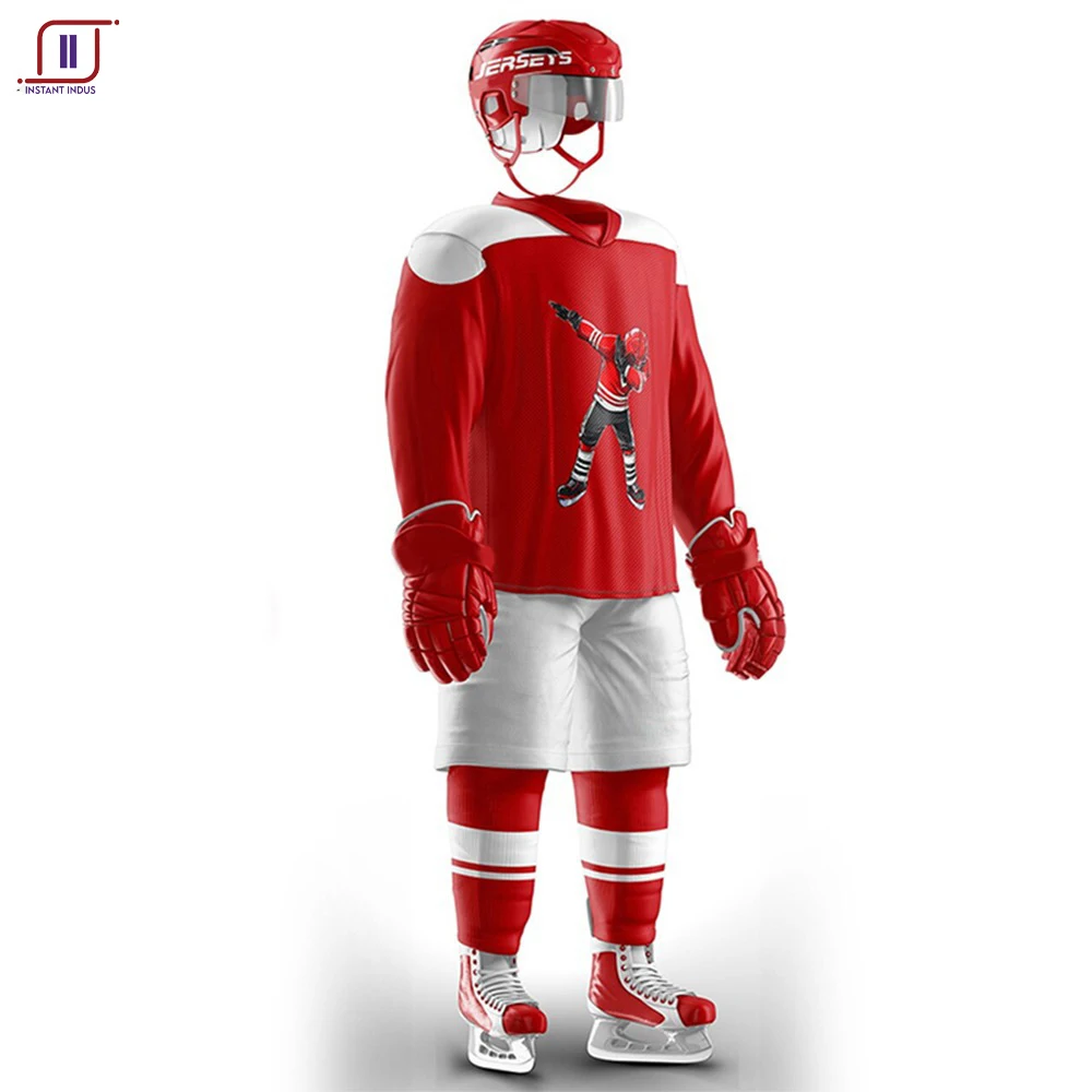 Custom ice hockey uniform custom team name and numbers OEM Customizable
