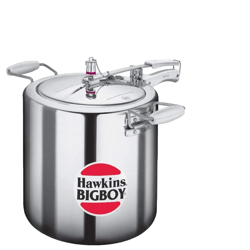 Алюминиевая скороварка Hawkins Bigboy, 22 литра, набор посуды, Индукционная и газовая основа