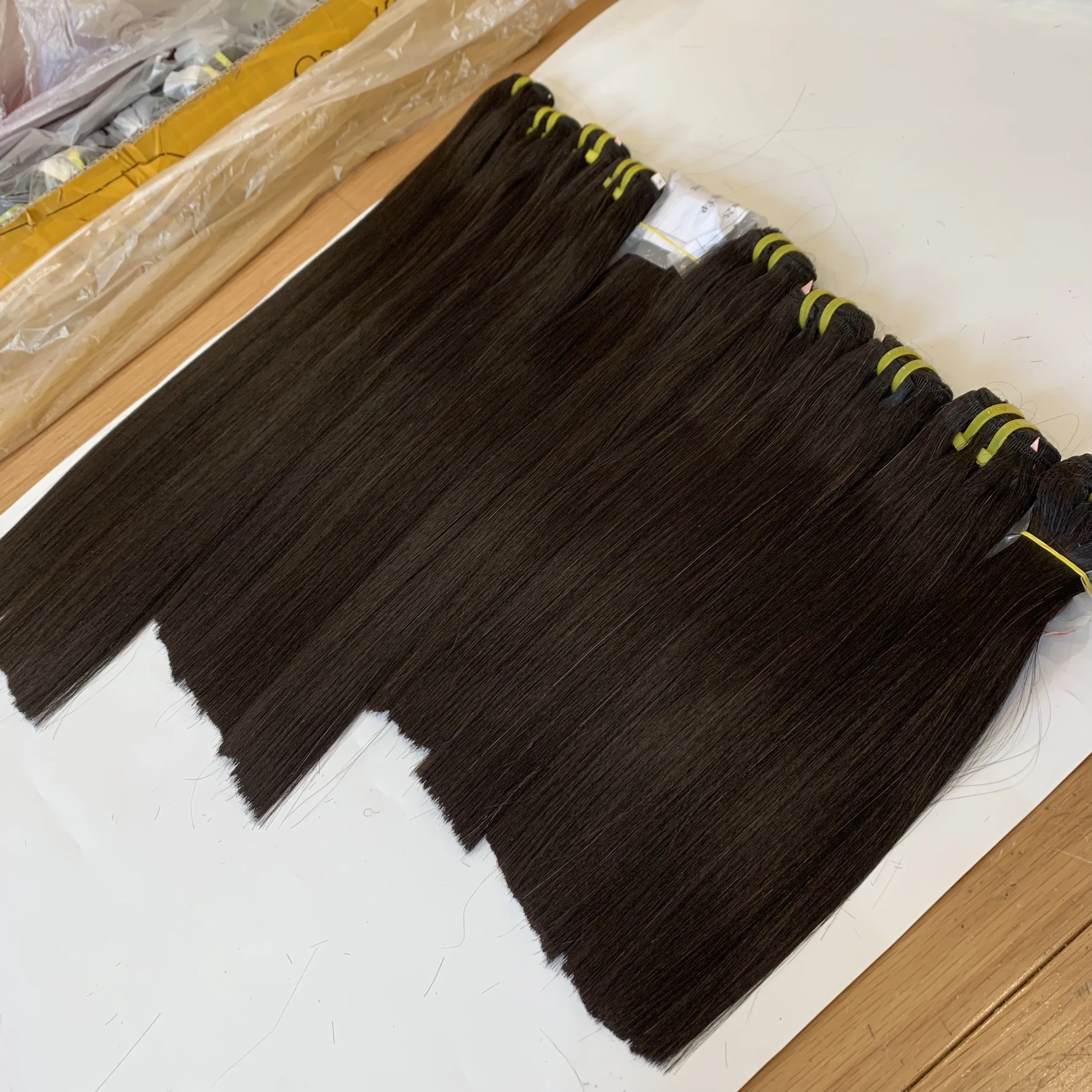 Супердвойной натуральный цвет лучшее качество прямые человеческие волосы все цвета компания Livihair во Вьетнаме