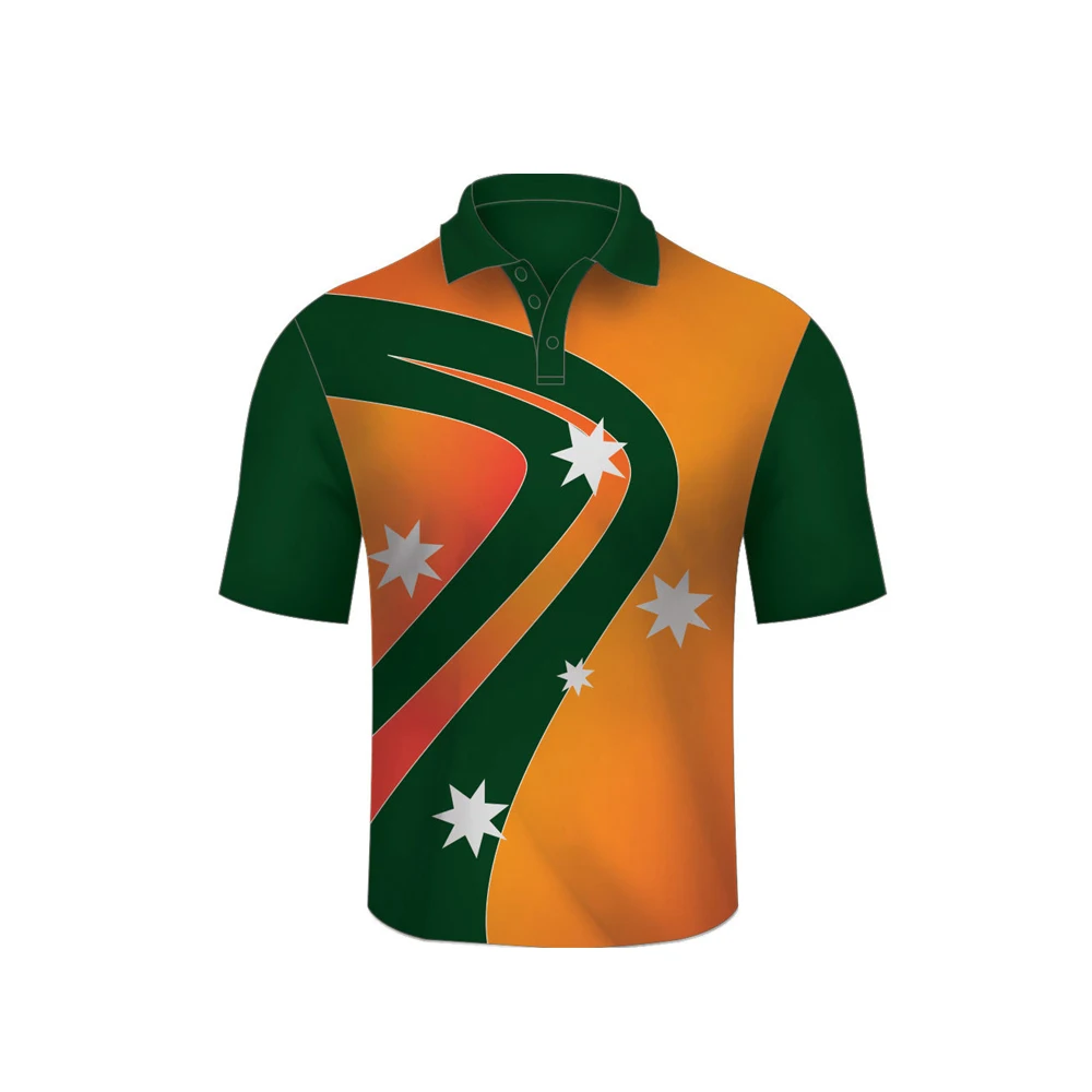 Custom 88% polyester 12% spandex High Quality Solid Color Custom Logo Embroidery Printing  Sublimation awesome Golf Polo Shirts