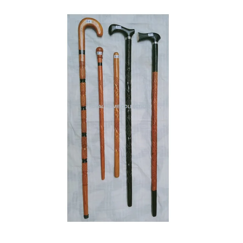 Natural Solid Wooden Walking Stick