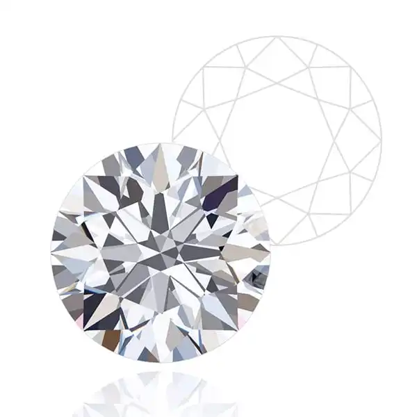 Eco Friendly Round Brilliant Cut Diamond Color D Clarity VVS1 IGI Certificate Diamond CVD HPHT Synthetic Loose  Diamond