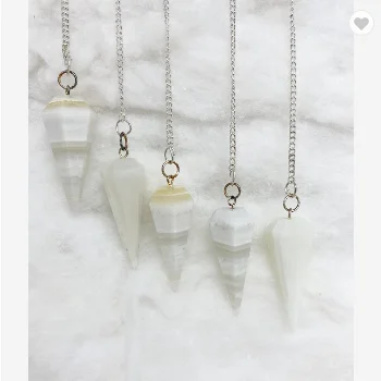 Повязка Агат Граненый Конус маятник лечебный Dowsing Кристалл Подвеска из драгоценного камня