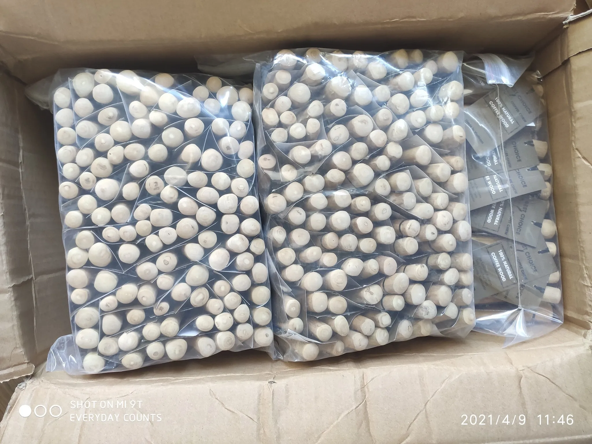 Кофейная деревянная жевательная игрушка из Вьетнама/кофейная для собак/кофейная + 84398917442