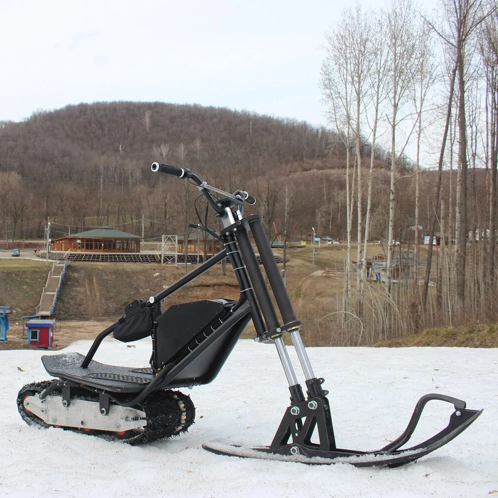 
Electric snowscooter Sniejik for children and adults snowbike snowmobile snow vehicle tracked ATV 
