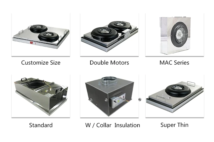 Air Cleaning Equipment Manufacturer Laboratory H14 hepa Fan Filter Unit