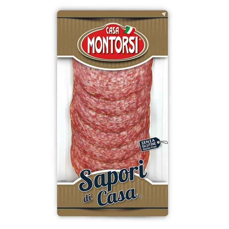 Лучшее качество, Сделано в Италии, Саламе Милано, нарезанный 60 г, без глютена, горячая распродажа