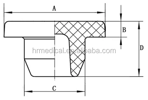 lyophilization 10ml vials rubber stopper butyl bromo grey color