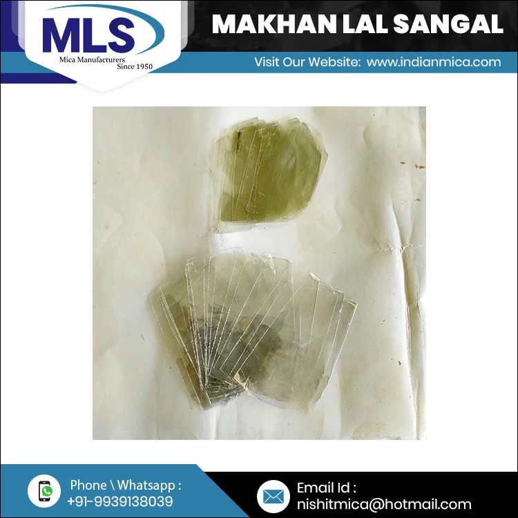 
Good Quality Green Mica Splitting from Indian Supplier 