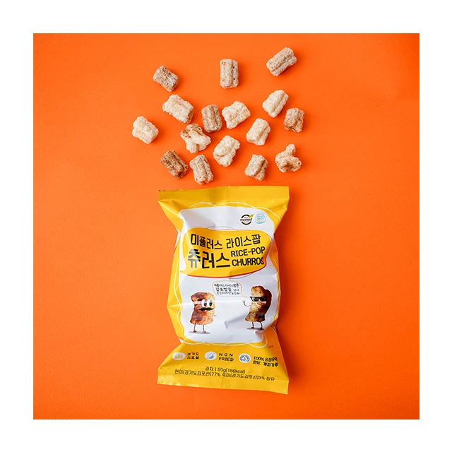 Best Quality Rice POP Churo Rice snack Gluten free Non fried Vegan Grain Snack Light and Fragrant Healthy Snack
