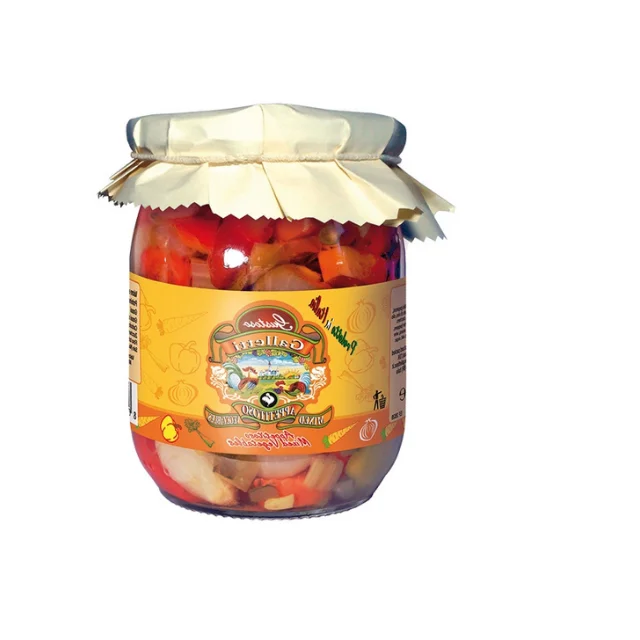 Top Quality Pickled Vegetables Made In Italy Mix In Sweet Vinegar