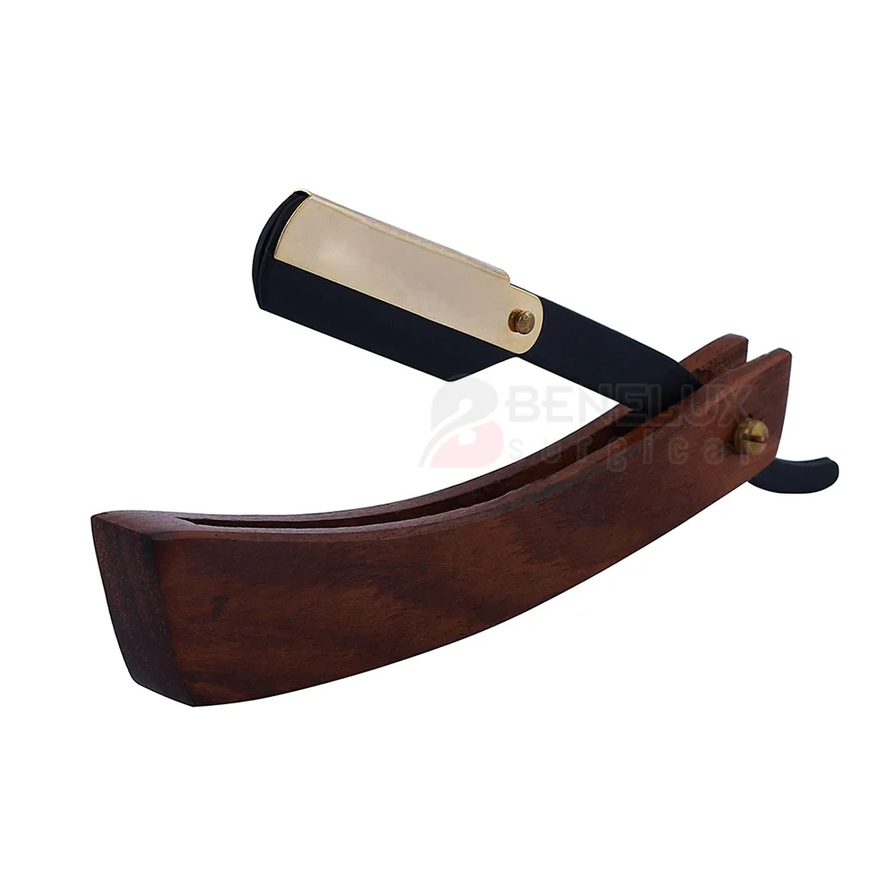 Складное лезвие для парикмахера из нержавеющей стали бритвенный нож инструменты бритья бороды прочная прямая Бритва мужчин