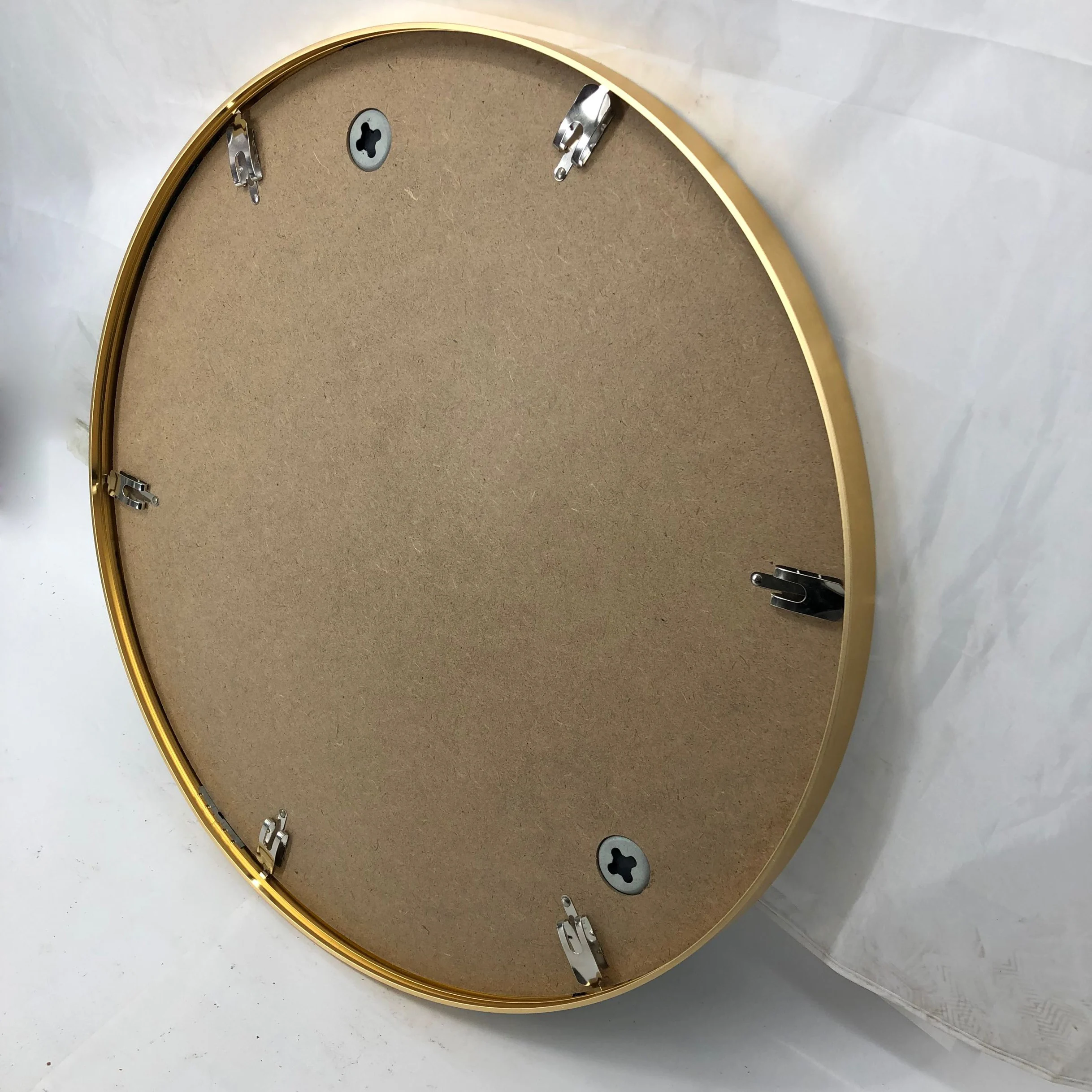 
China factory wholesale all siz Decorative Round Shape metal framed mirror Aluminium Plated Wall Mirror for hotel house 50,60,80 