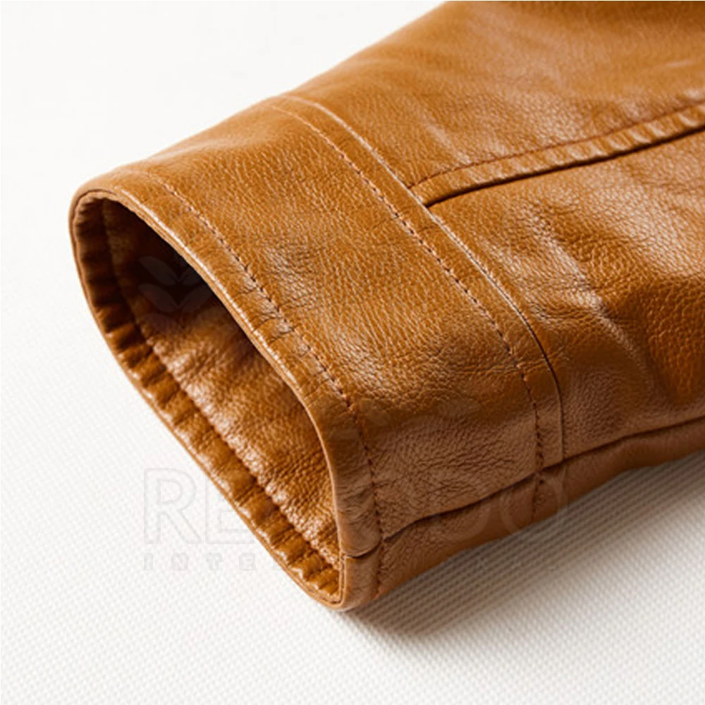 2021 arrival unisex design color block Men Genuine Leather Jacket Custom High Quality Men Leather Jacket Wholesale