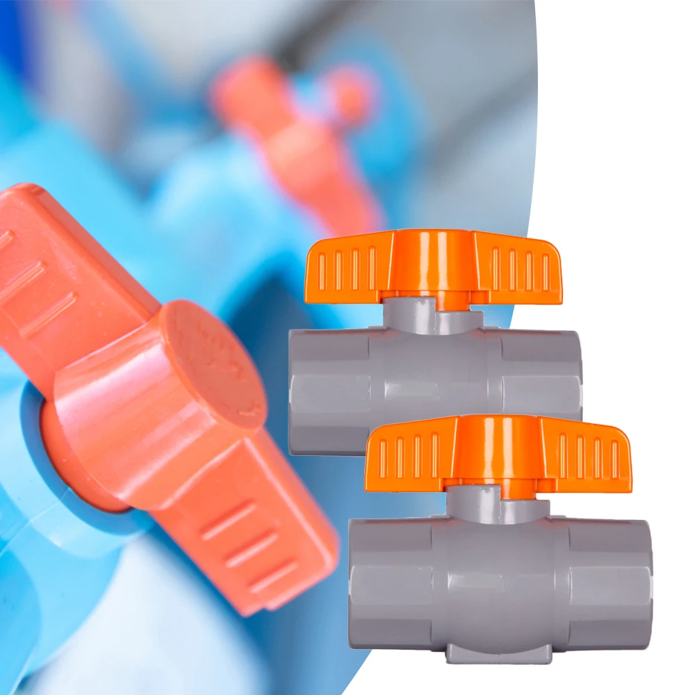 OEM ODM ручная пресс-форма для водной среды при нормальной температуре структура шарика с ручным управлением резьбовой шаровой клапан с оранжевая ручка