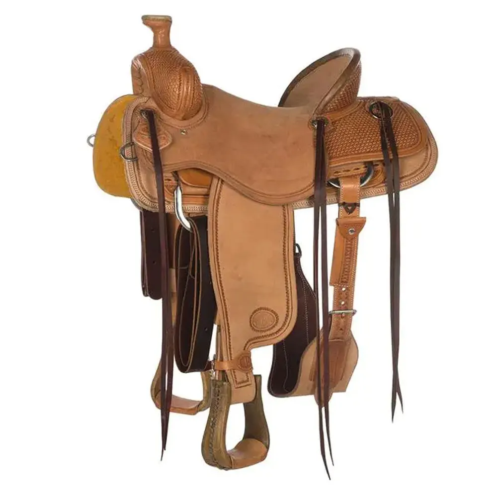 Custom Made New style western horse riding equipment saddle horse racing saddles treeless western horse saddle