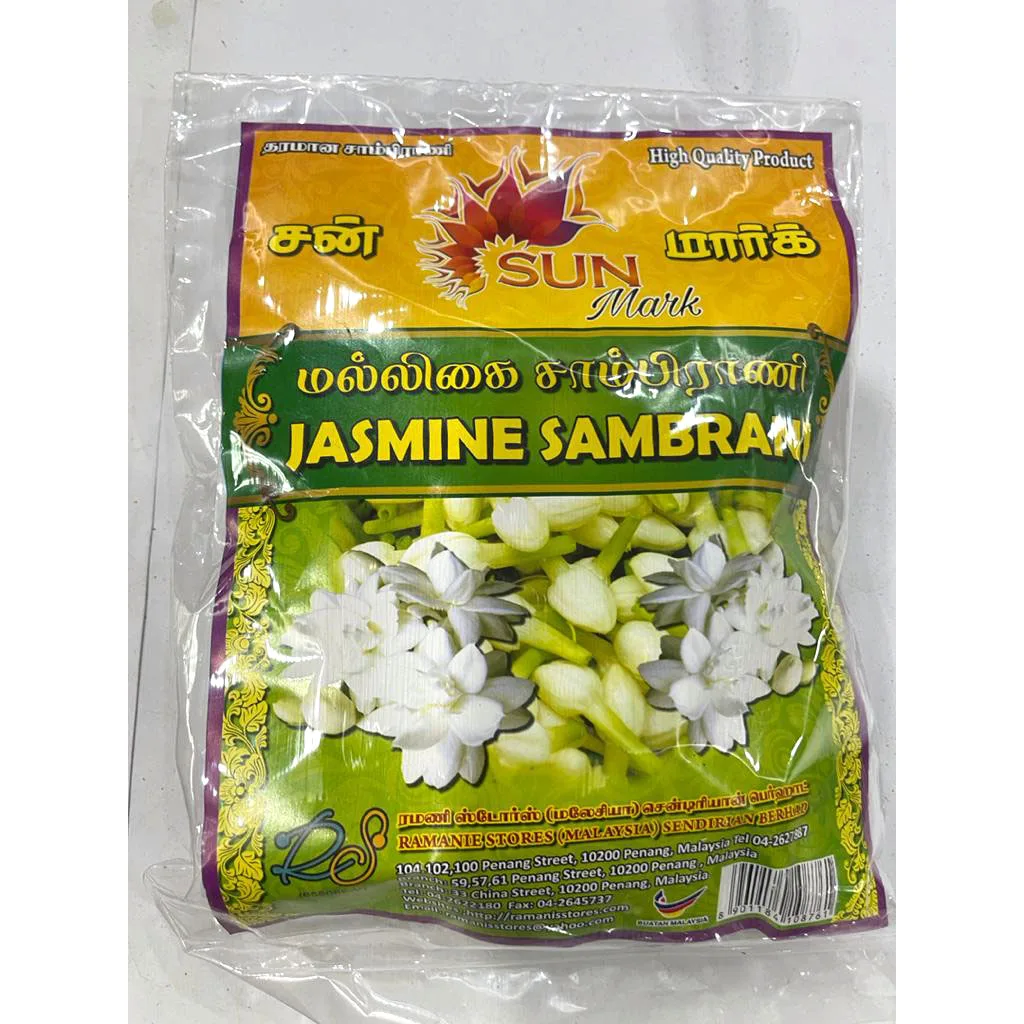 Солнце Жасмин самбрани высокое качество Ароматические Цветы благовония для молитвы
