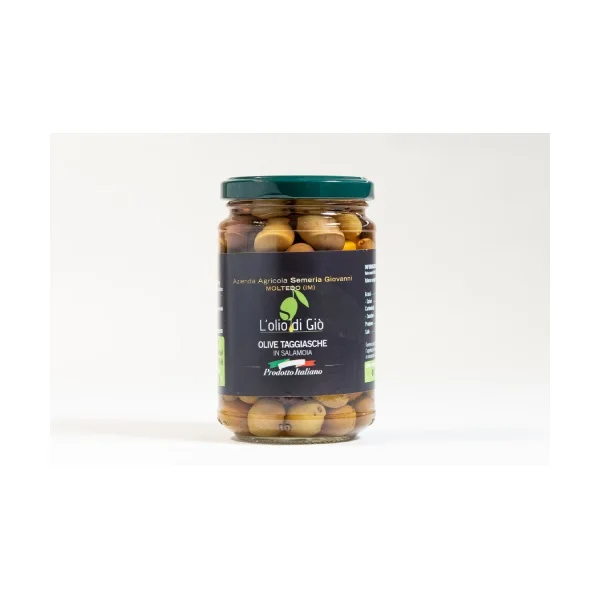 
Сделано в Италии, свежие оливки, стеклянная банка 180 г, маринованные оливки taggiasca 