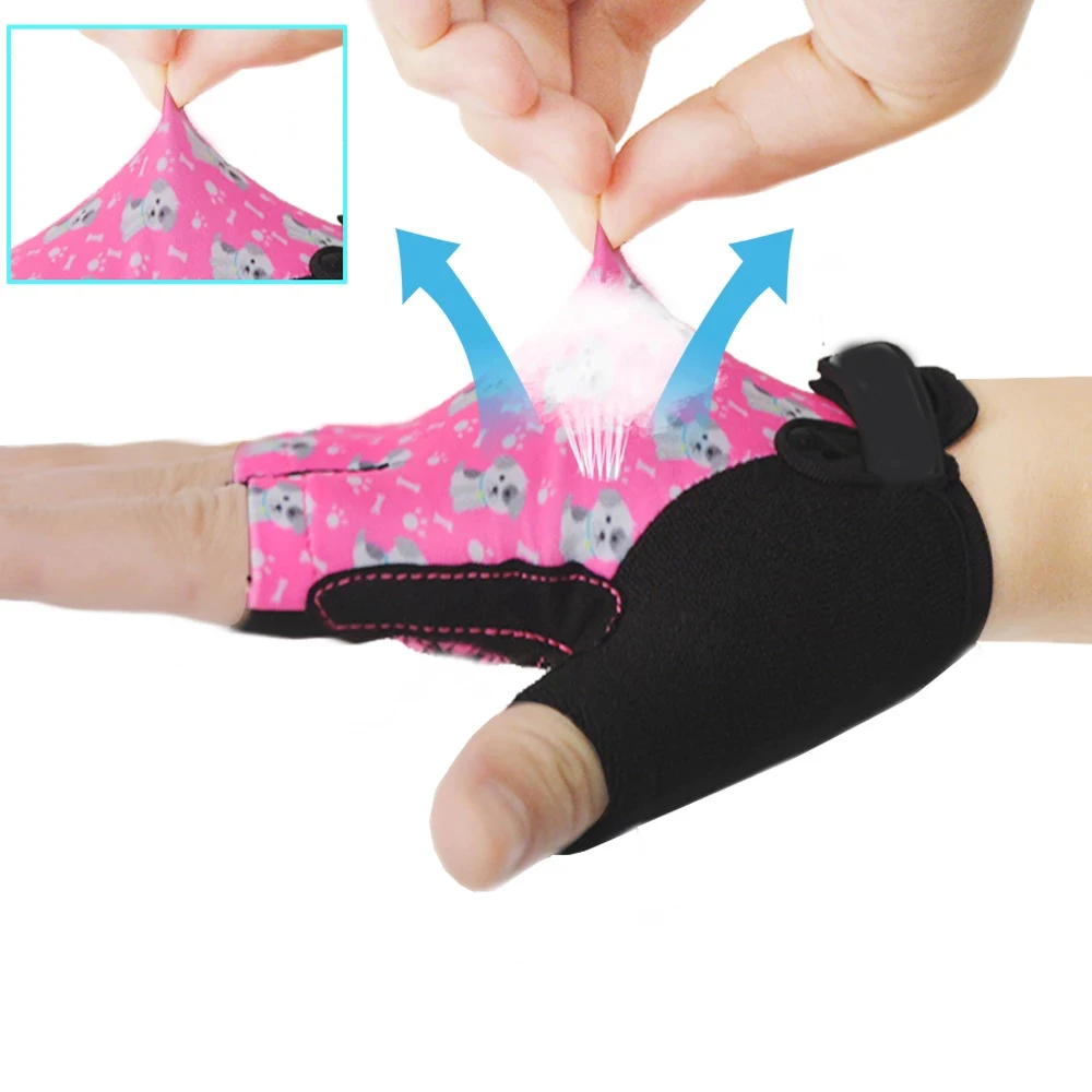 Kids Cycling Gloves Shockproof Child Pedal Bicycle Bike Gloves Skateboard Monkey Bars Gloves