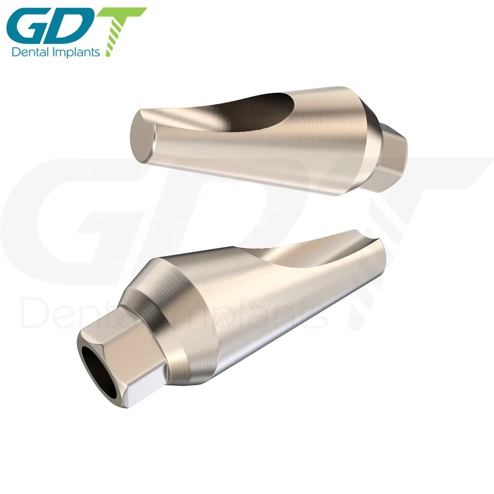 Titanium Angulated Abutment 15 degree Internal Hex 2.42mm Connection, Dental Implant